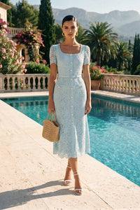 Azalea Lace Midi Dress - Livetta