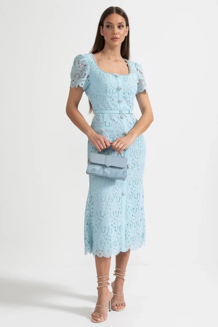 Azalea Lace Midi Dress - Livetta