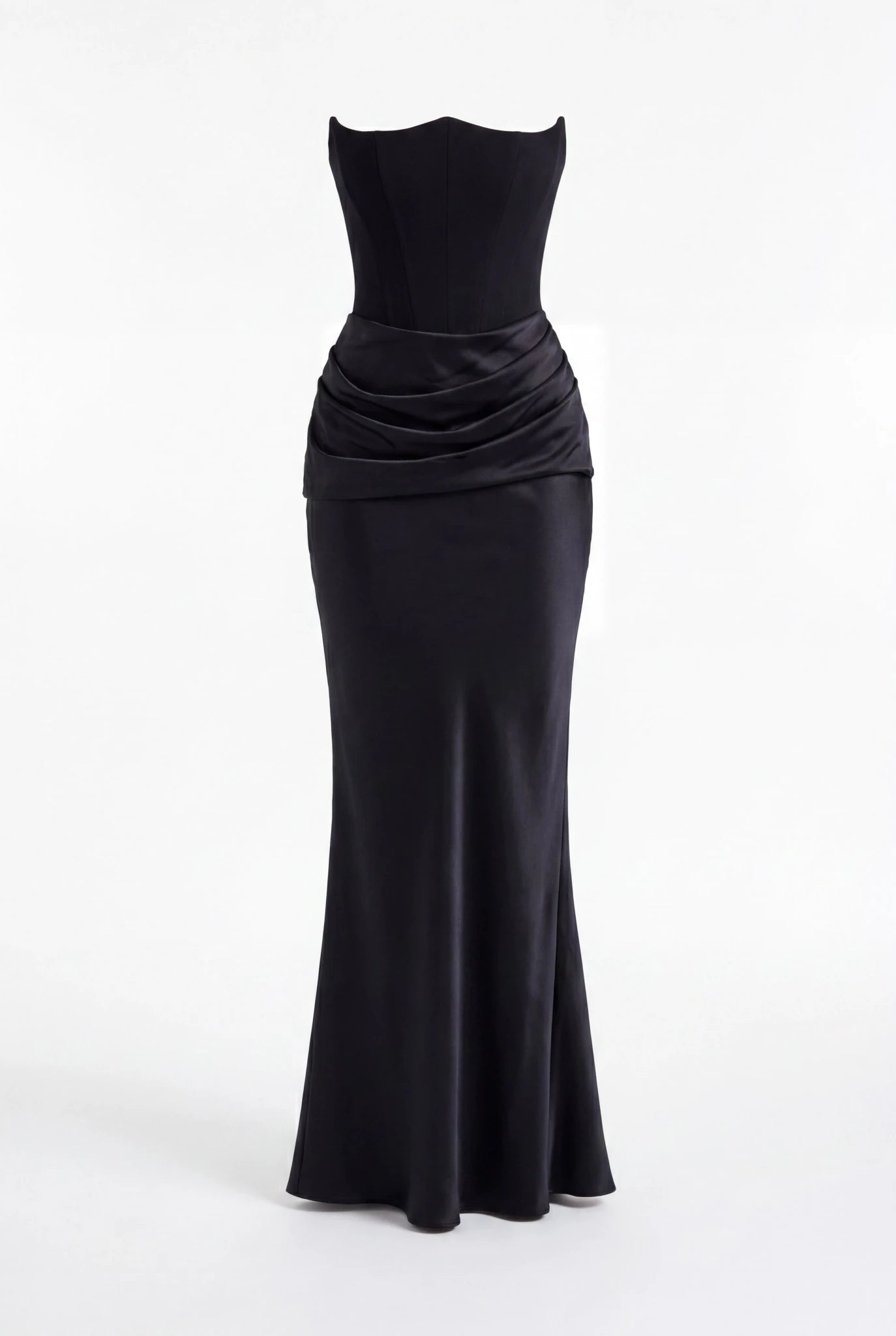 Eliza Strapless Corset Maxi Dress - Livetta
