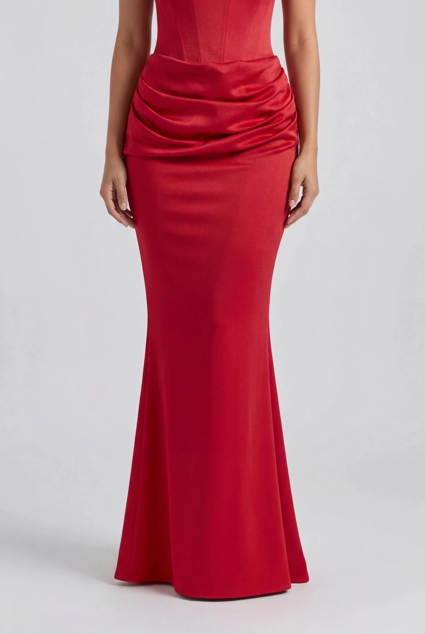 Eliza Strapless Corset Maxi Dress - Livetta