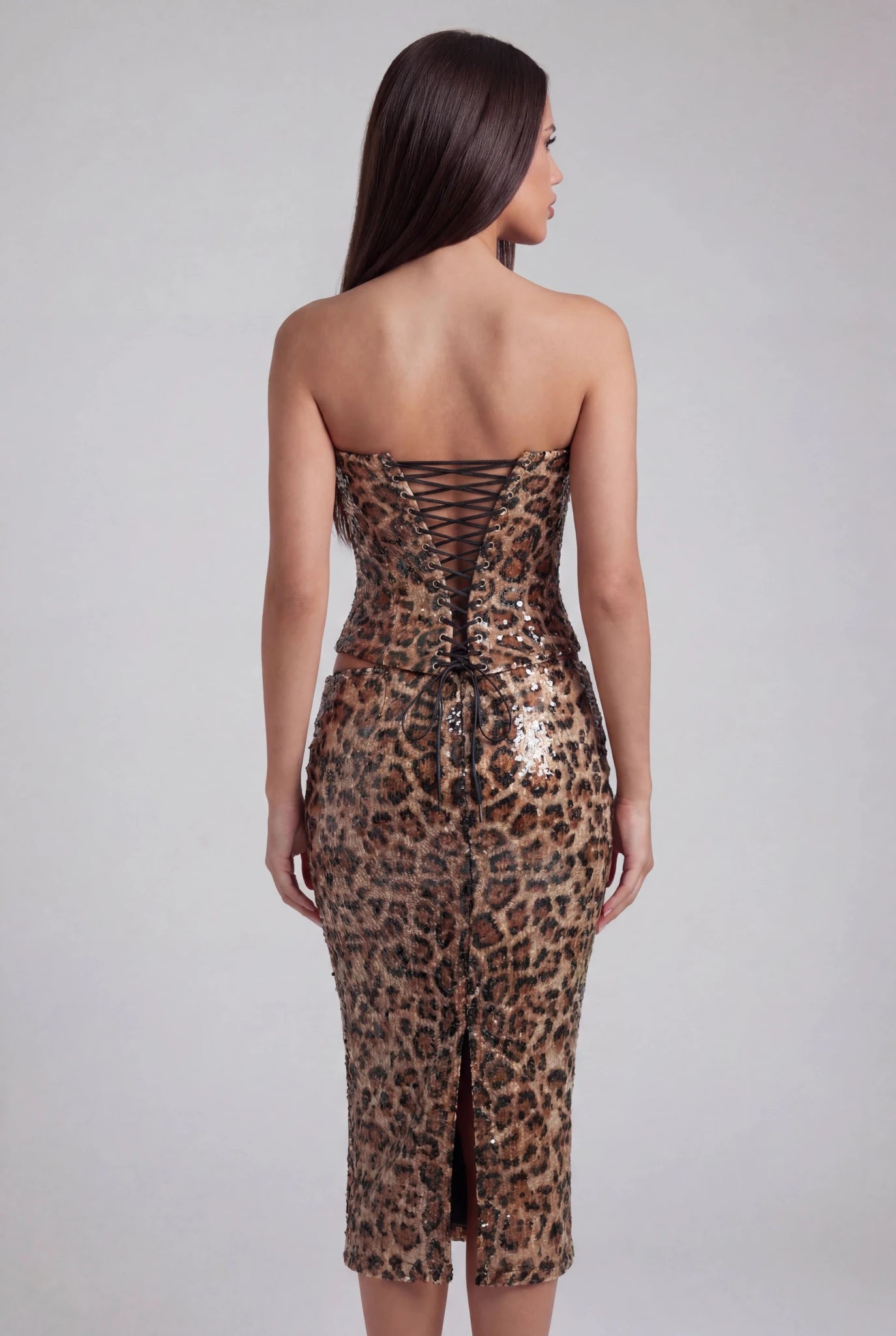 Helena Sequin Leopard 2 Piece Set - Livetta