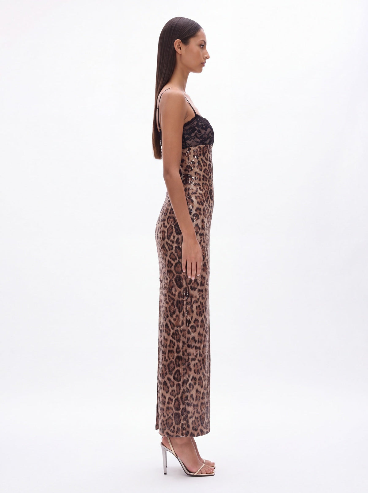 Leopold Spaghetti Sequin Maxi Dress - Livetta