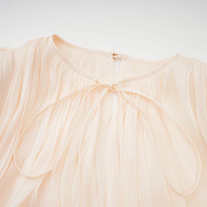 Melinda Pleated Ruffled Mini Dress - Livetta