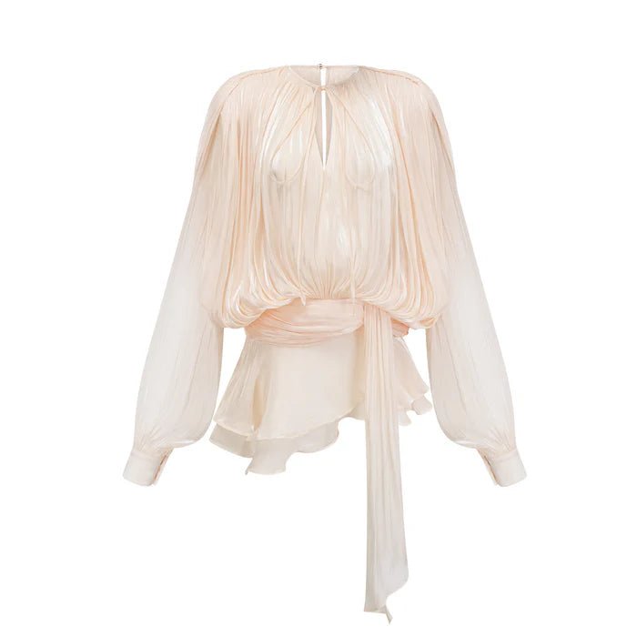 Melinda Pleated Ruffled Mini Dress - Livetta