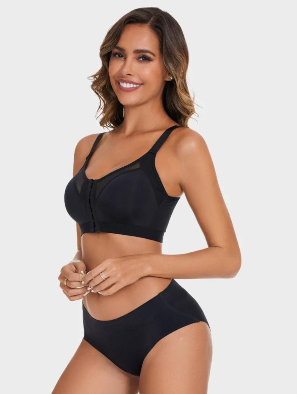 Comfort Posture Corrector Bra (Black) - GetLivetta