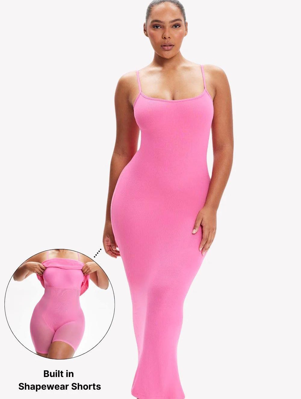 Shapewear Slip Maxikleid