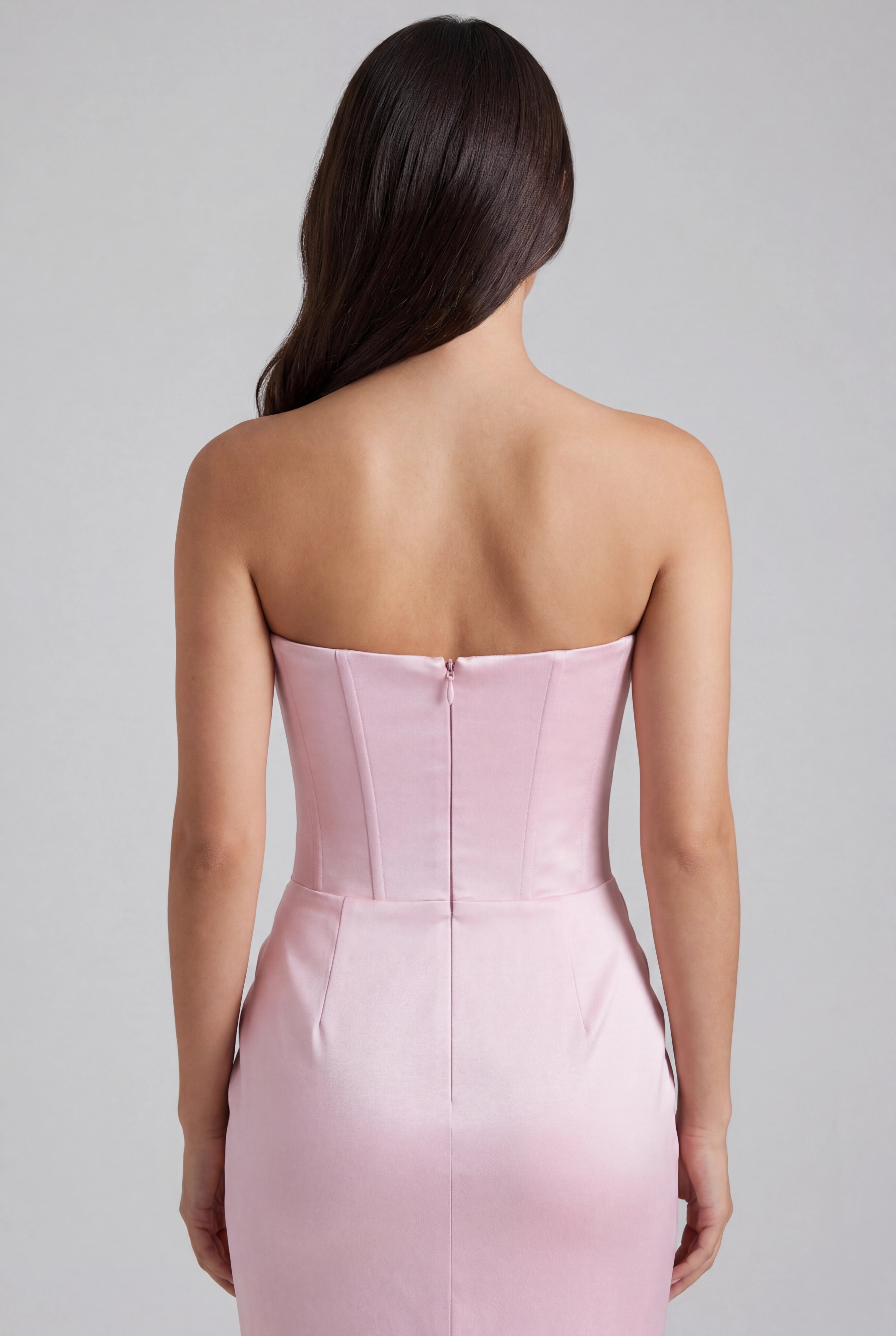 Eliza Strapless Corset Maxi Dress