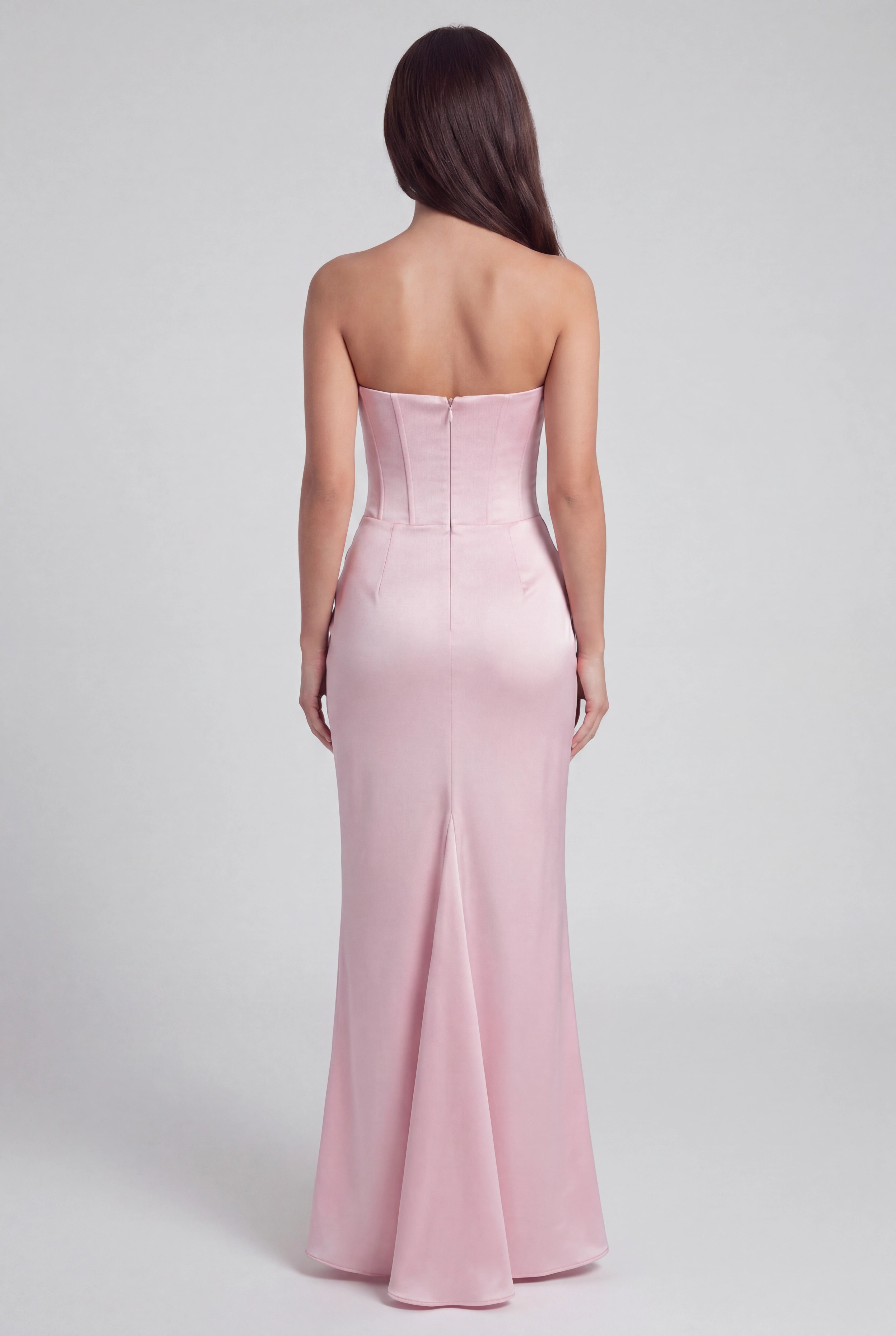 Eliza Strapless Corset Maxi Dress