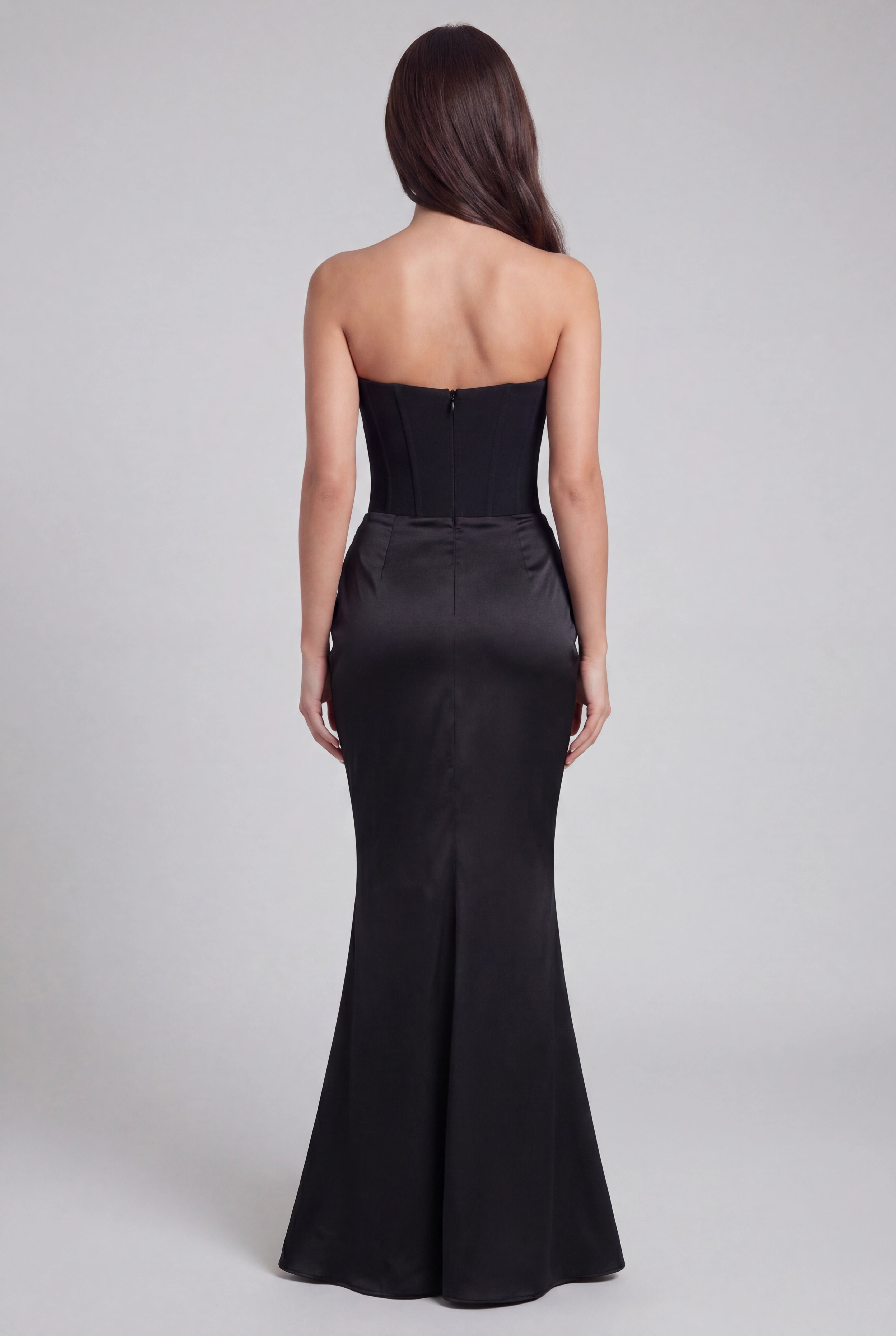 Eliza Strapless Corset Maxi Dress