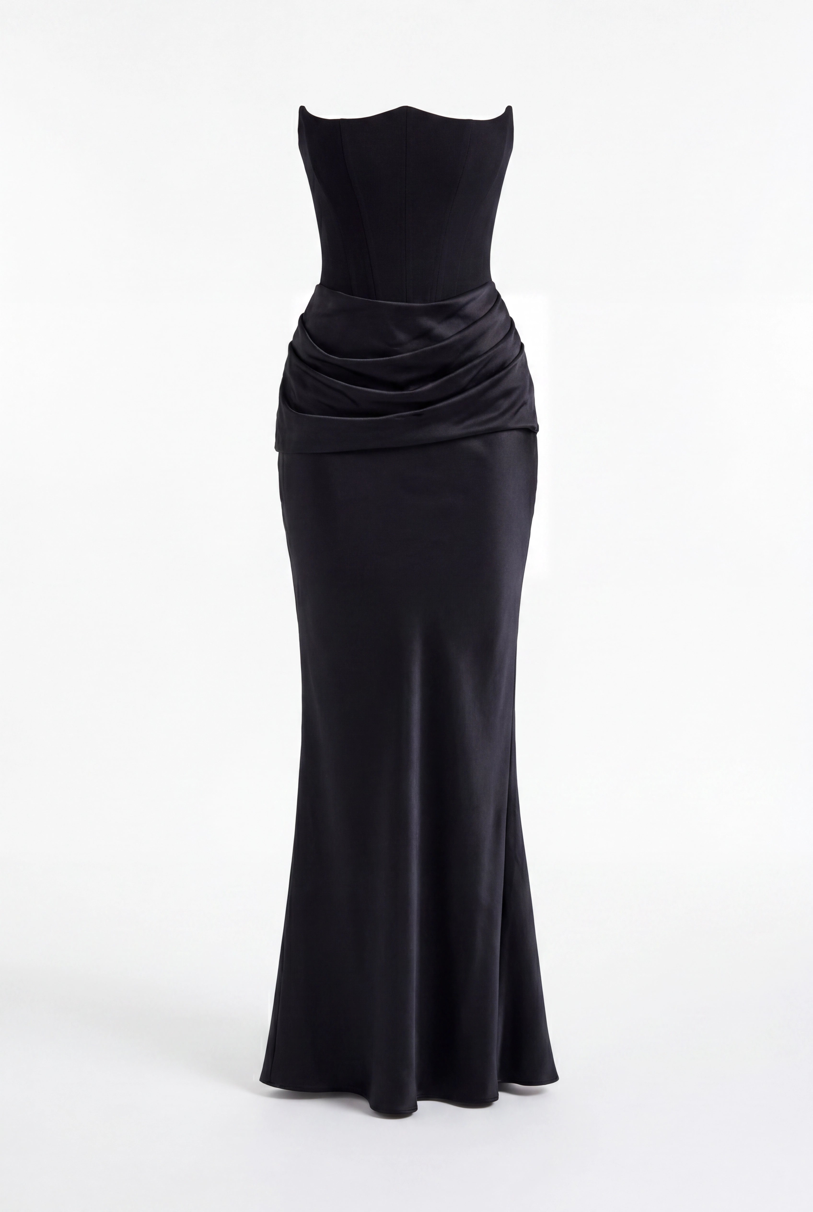 Eliza Strapless Corset Maxi Dress
