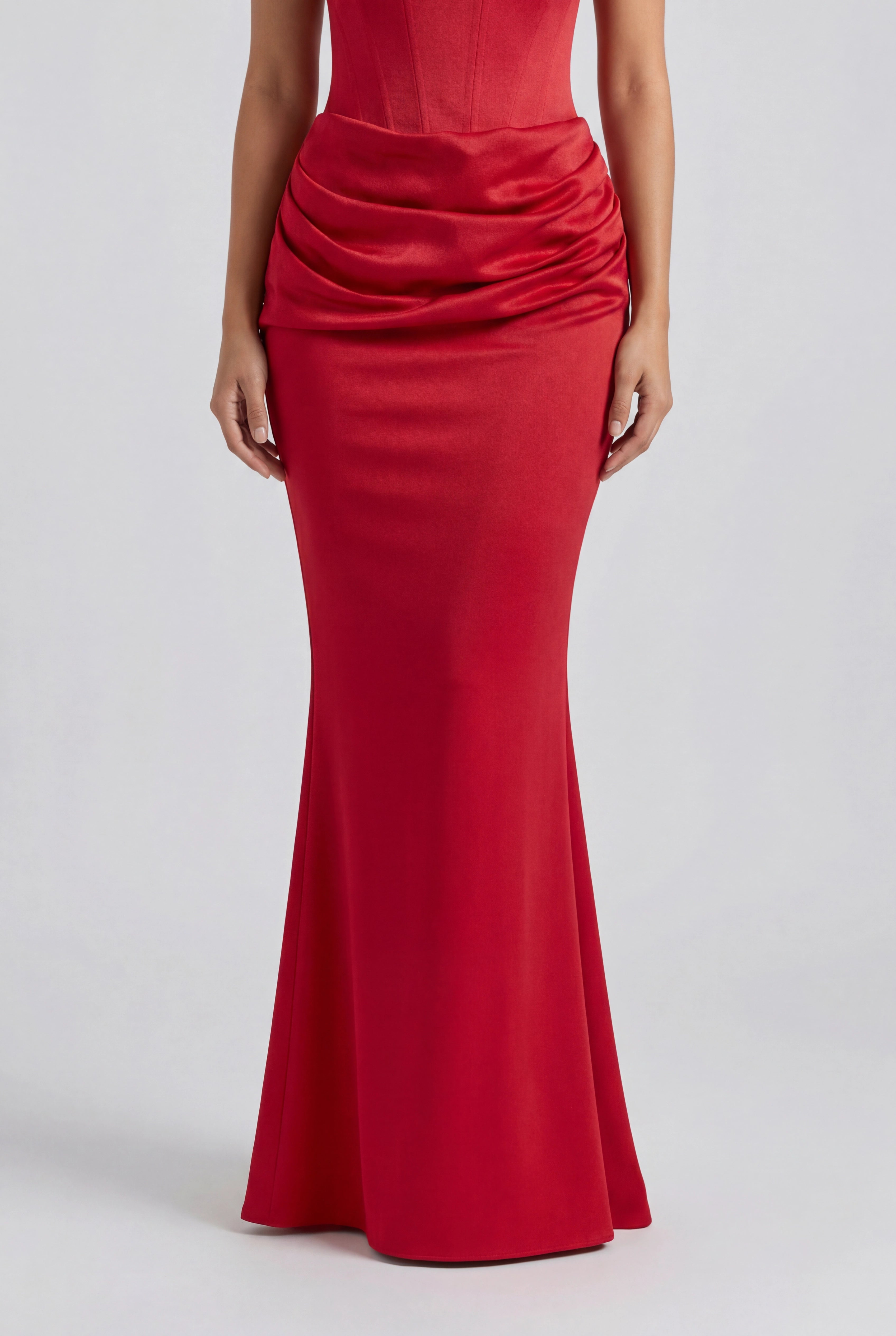 Eliza Strapless Corset Maxi Dress