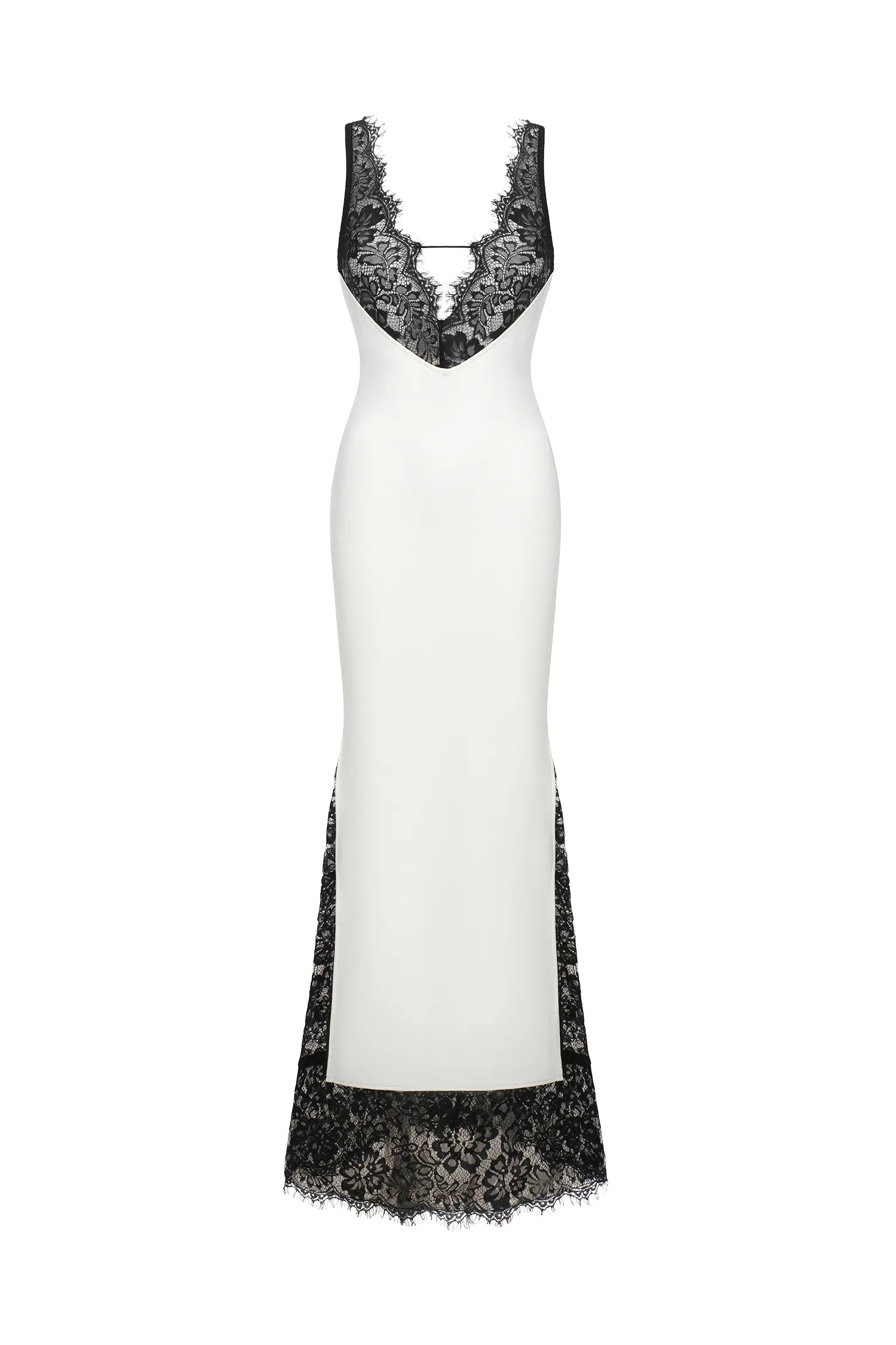 Roxette Lace Deep V Maxi Dress