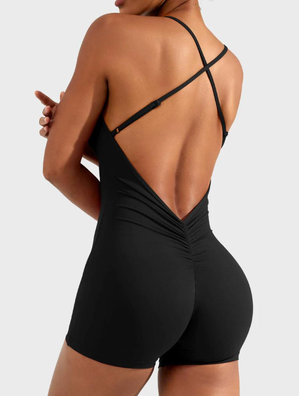 Liza V-Back Romper - GetLivetta