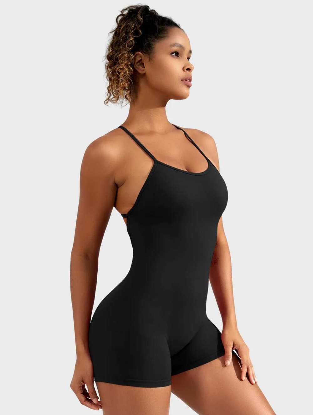 Liza V-Back Romper - GetLivetta