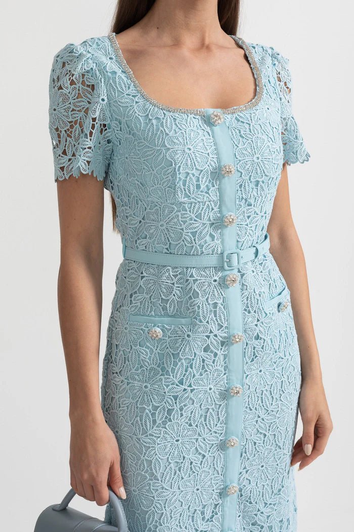 Azalea Lace Midi Dress - Livetta