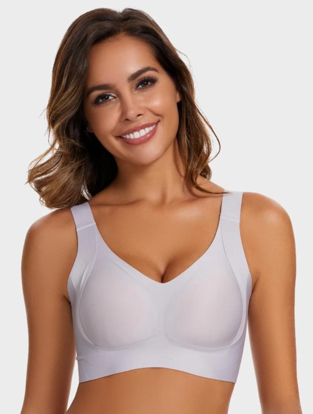 Daily Comfort Wireless Shaper Bra (White) - GetLivetta