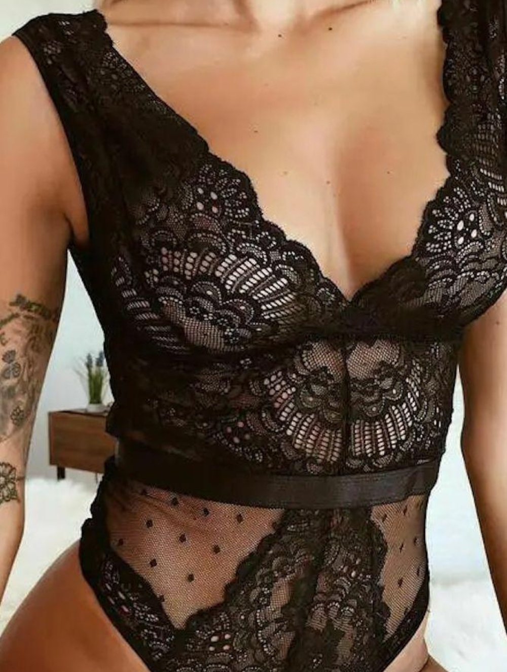 Desiree Lace Bodysuit - GetLivetta