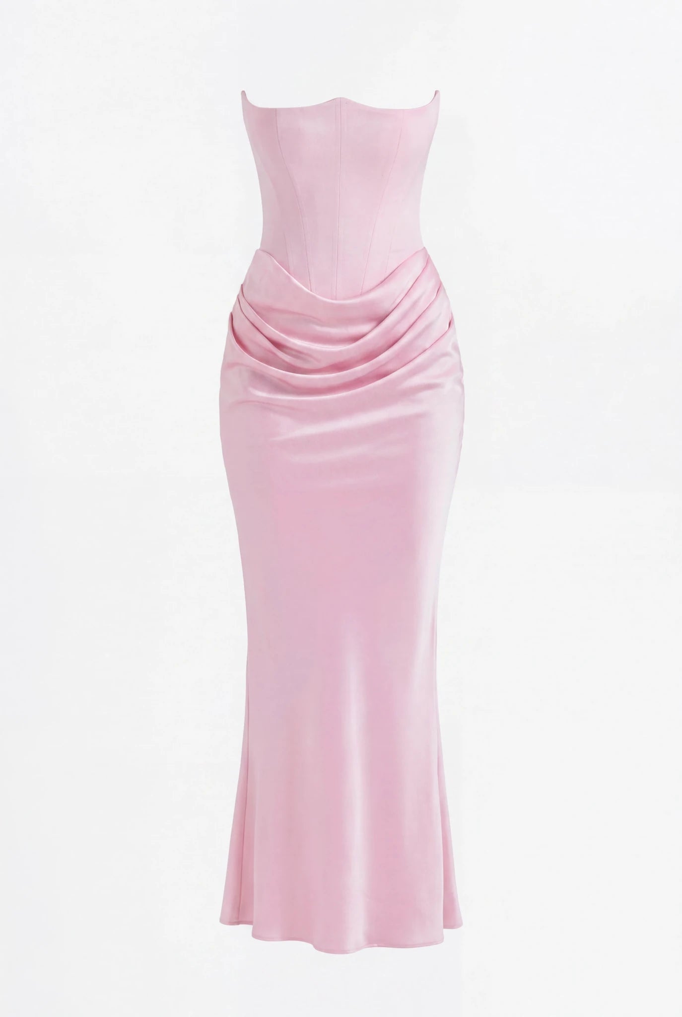 Eliza Strapless Corset Maxi Dress - Livetta