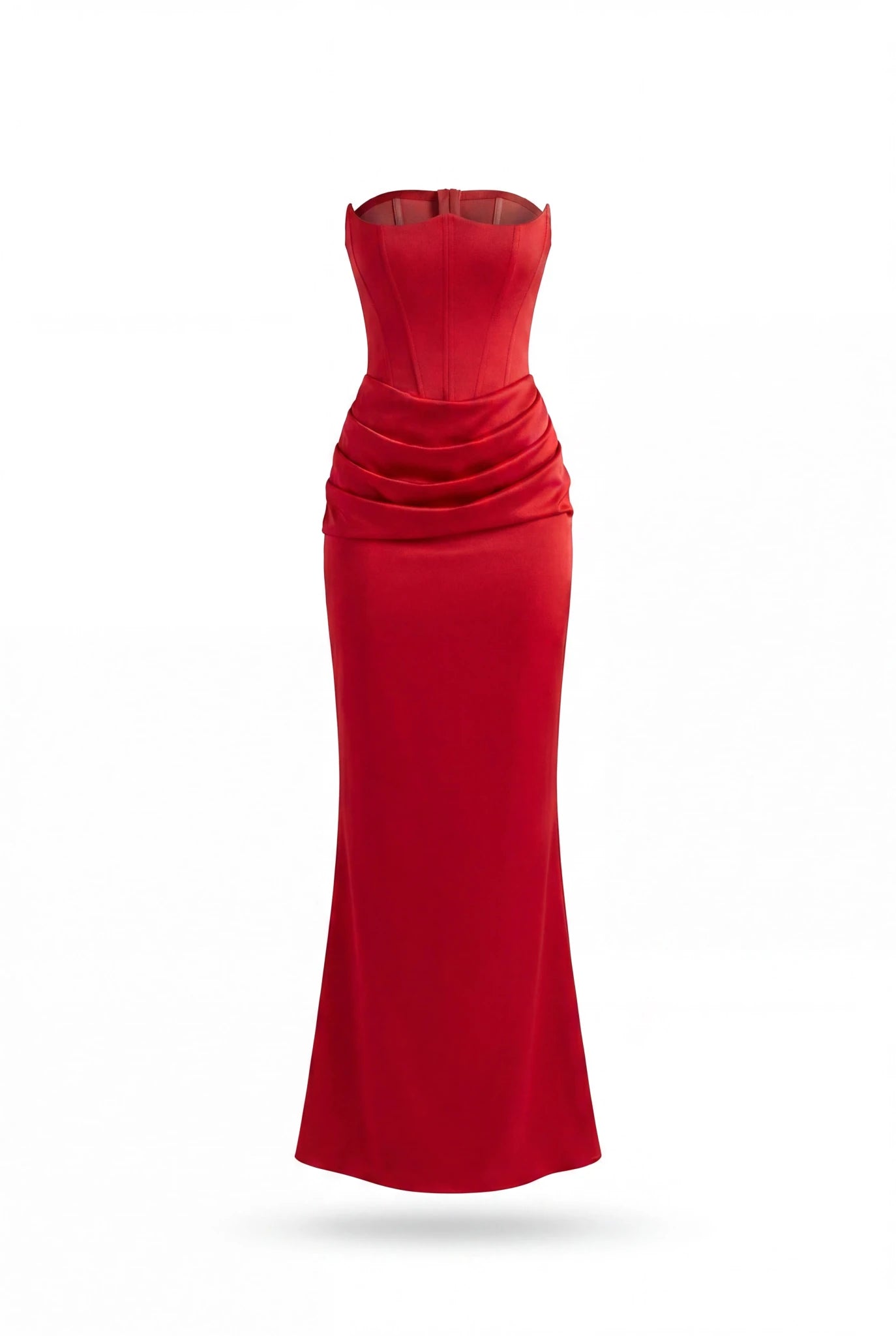 Eliza Strapless Corset Maxi Dress - Livetta