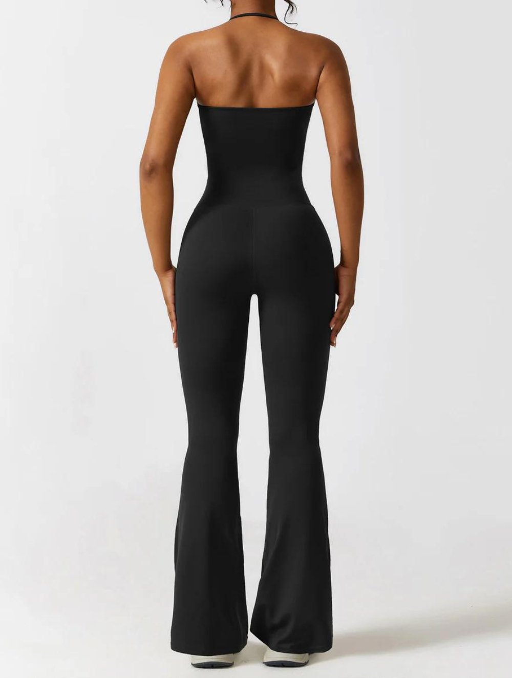 Halter Flared Jumpsuit - GetLivetta