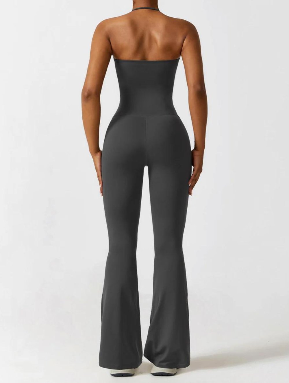 Halter Flared Jumpsuit - GetLivetta