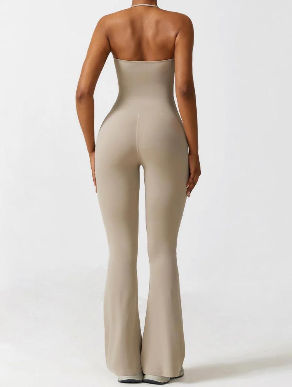 Halter Flared Jumpsuit - GetLivetta