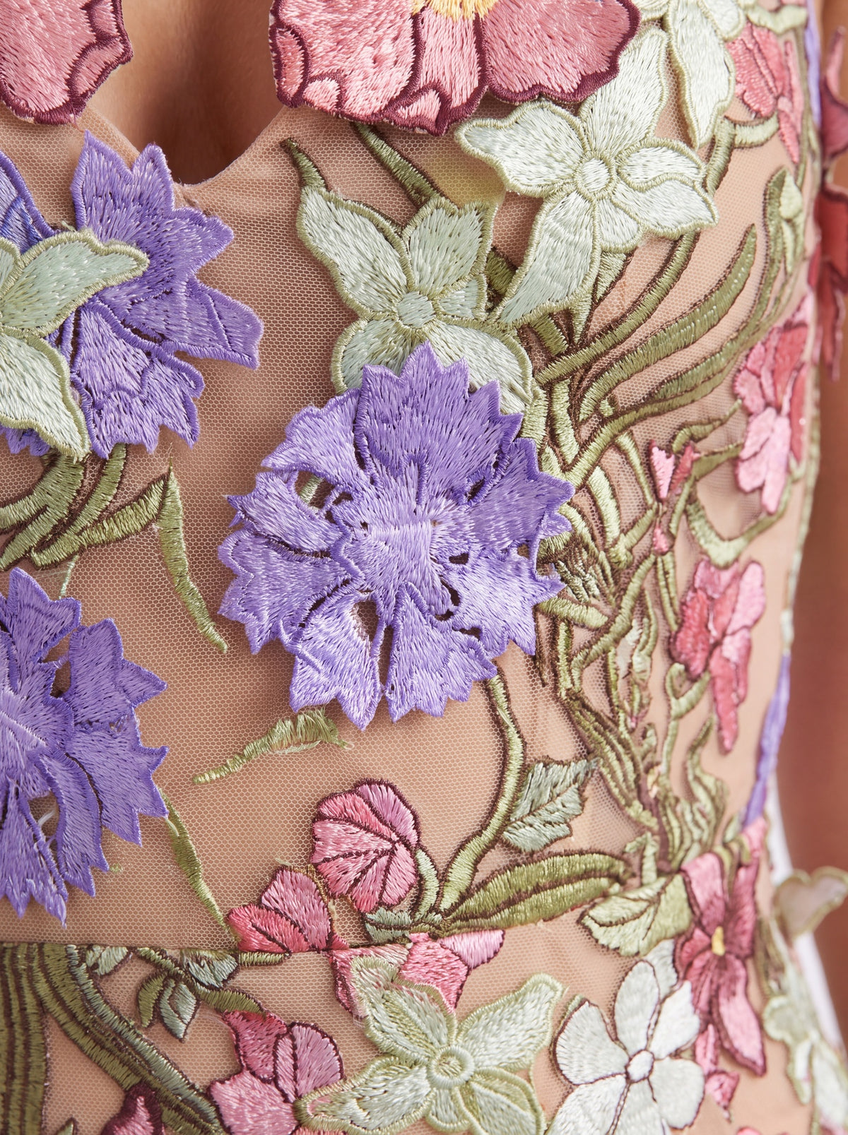 Bellucci Multicolor Floral Spaghetti Strap Floral Mini Dress
