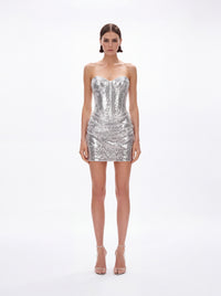 Paloma Strapless Sequin Mini Dress