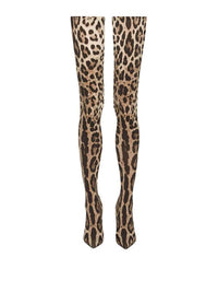 Leanne Leopard Boots - Livetta