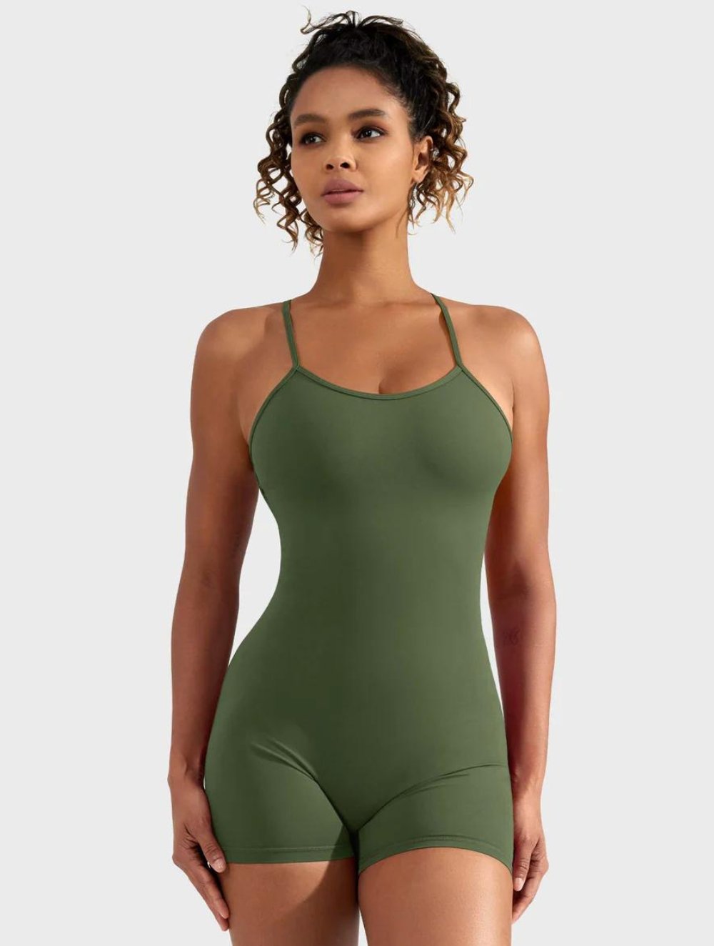 Liza V-Back Romper - GetLivetta