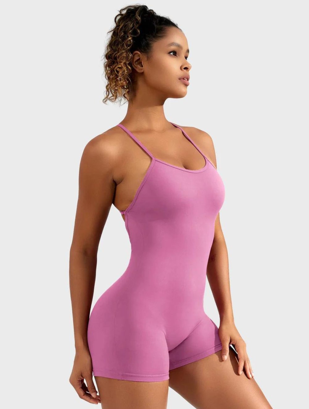 Liza V-Back Romper - GetLivetta