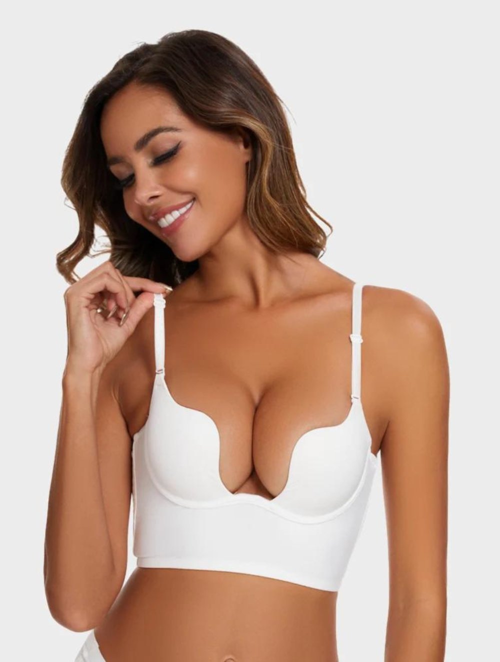 Low Cut U-Shaped Backless Bra - GetLivetta