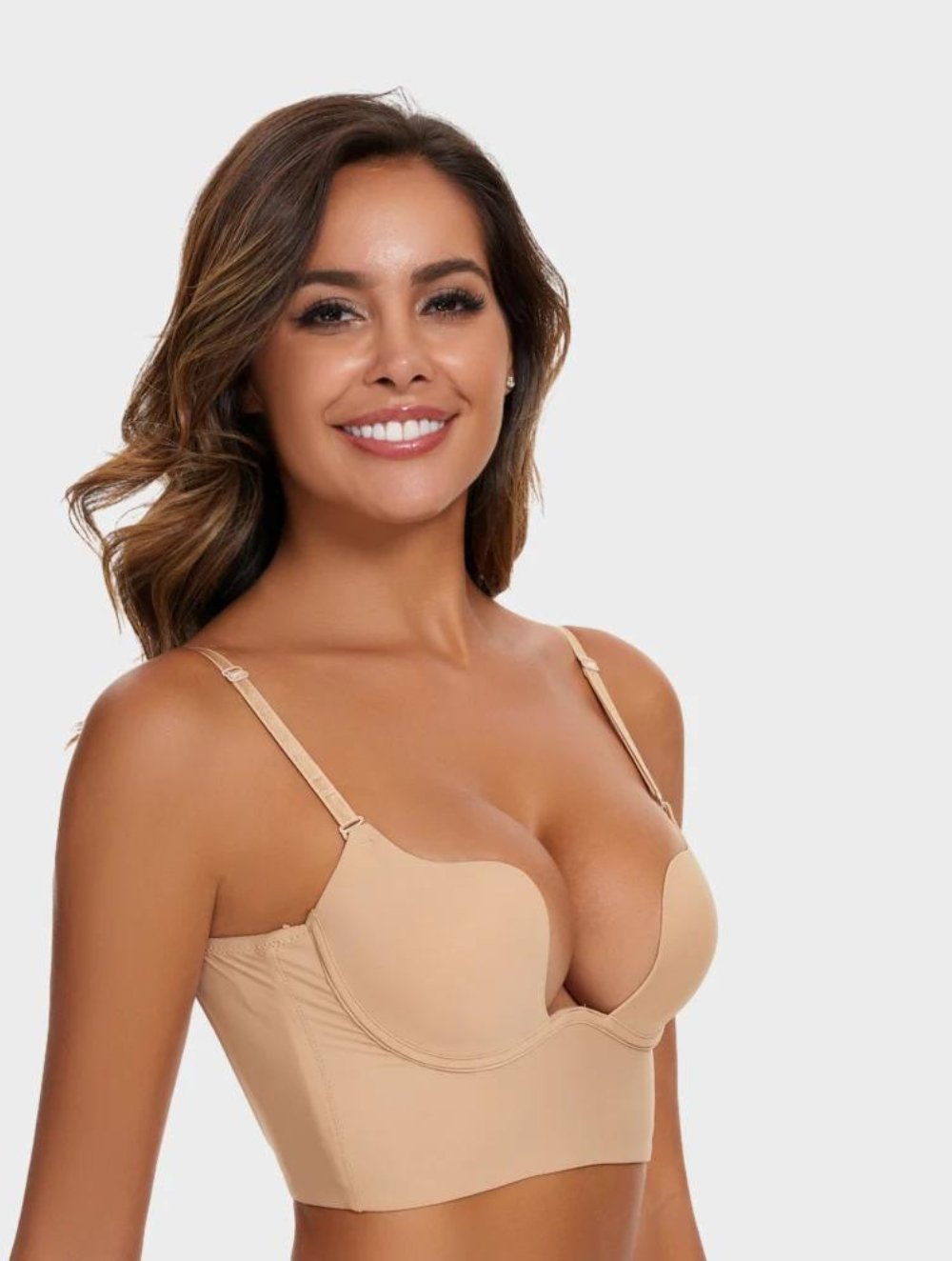 Low Cut U-Shaped Backless Bra - GetLivetta