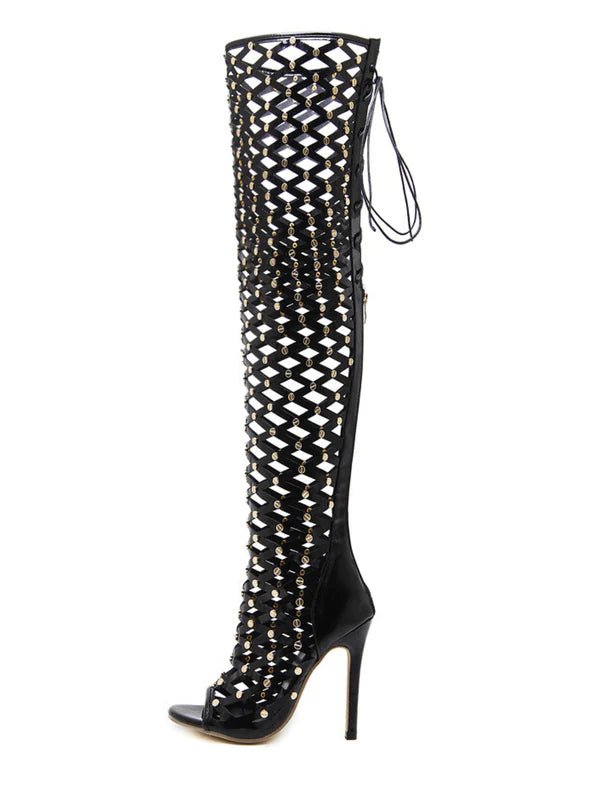 Mallory Lace Up Boots - Livetta