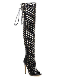 Mallory Lace Up Boots - Livetta