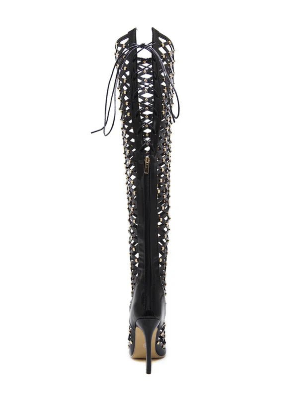 Mallory Lace Up Boots - Livetta