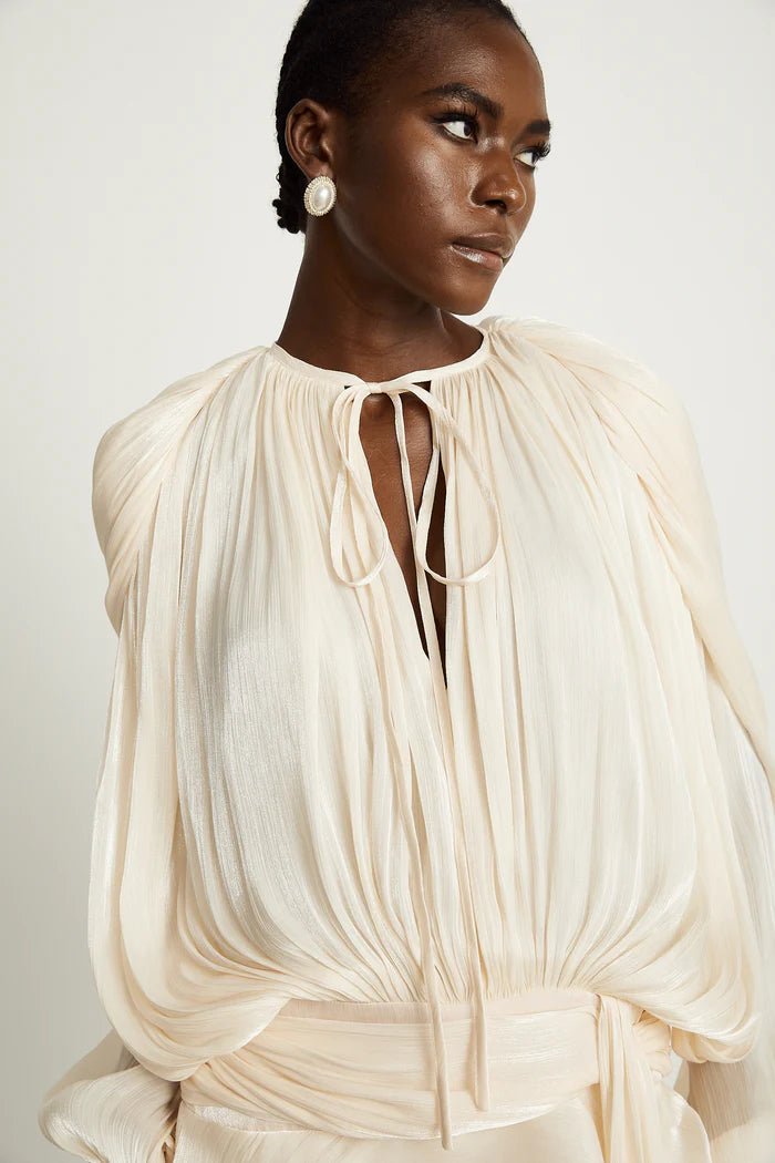 Melinda Pleated Ruffled Mini Dress - Livetta