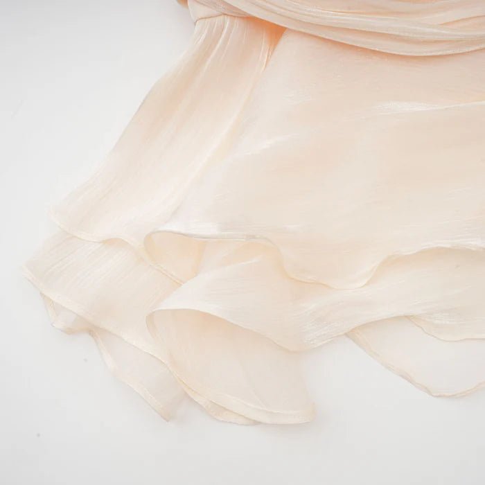Melinda Pleated Ruffled Mini Dress - Livetta