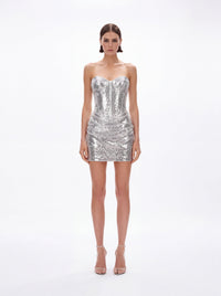 Paloma Strapless Sequin Mini Dress - Livetta