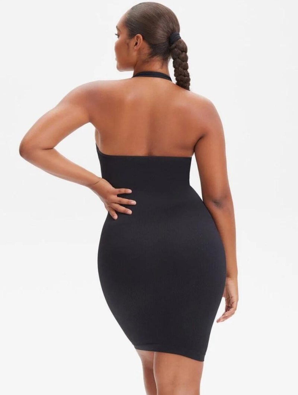 Shapewear Halter Strap Mini Dress - GetLivetta