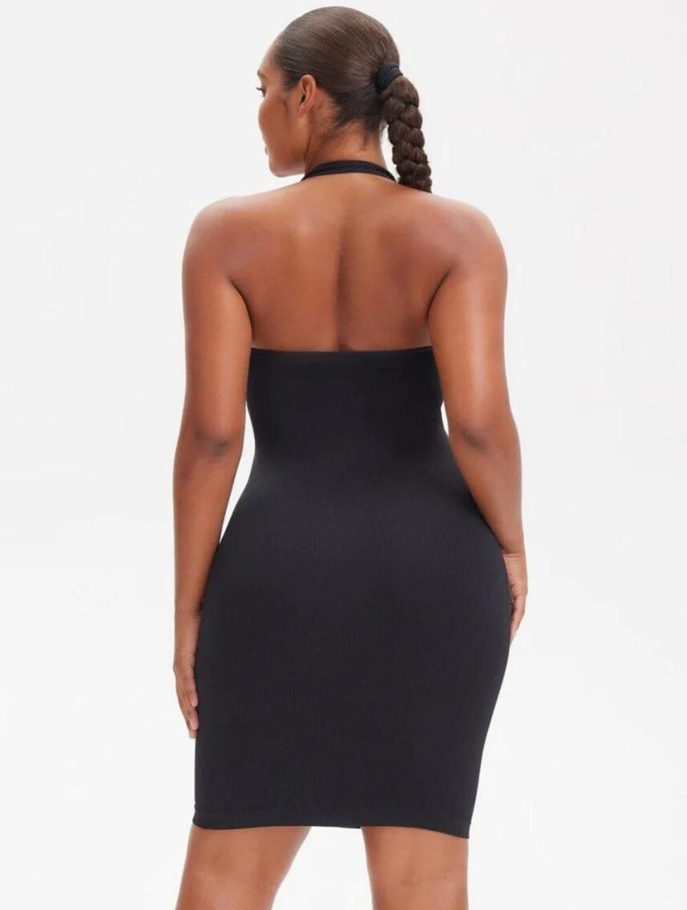 Shapewear Halter Strap Mini Dress - GetLivetta