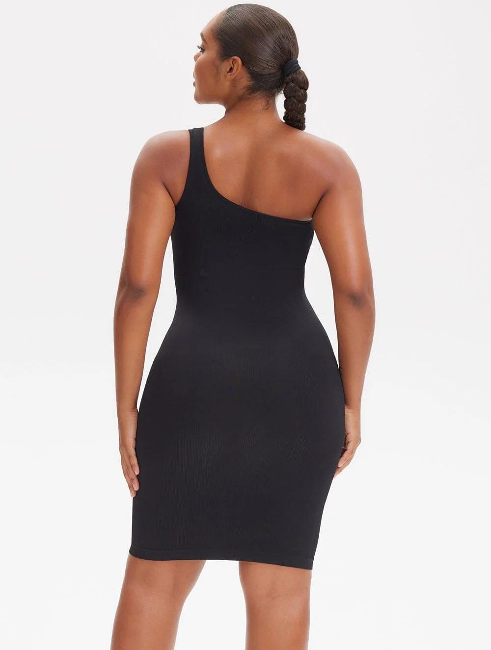 Shapewear One-Shoulder Strap Dress - GetLivetta