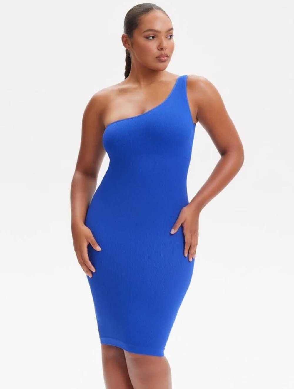 Shapewear One-Shoulder Strap Dress - GetLivetta