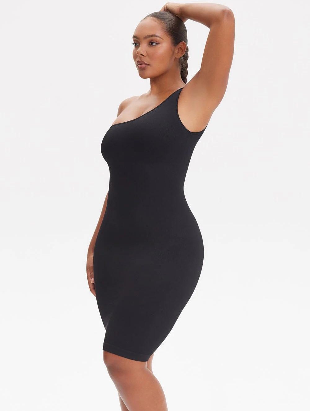 Shapewear One-Shoulder Strap Dress - GetLivetta