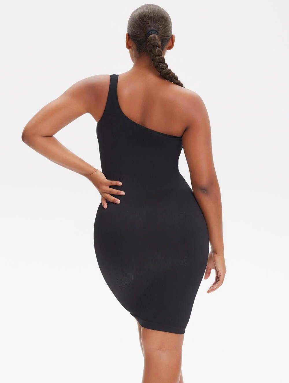 Shapewear One-Shoulder Strap Dress - GetLivetta