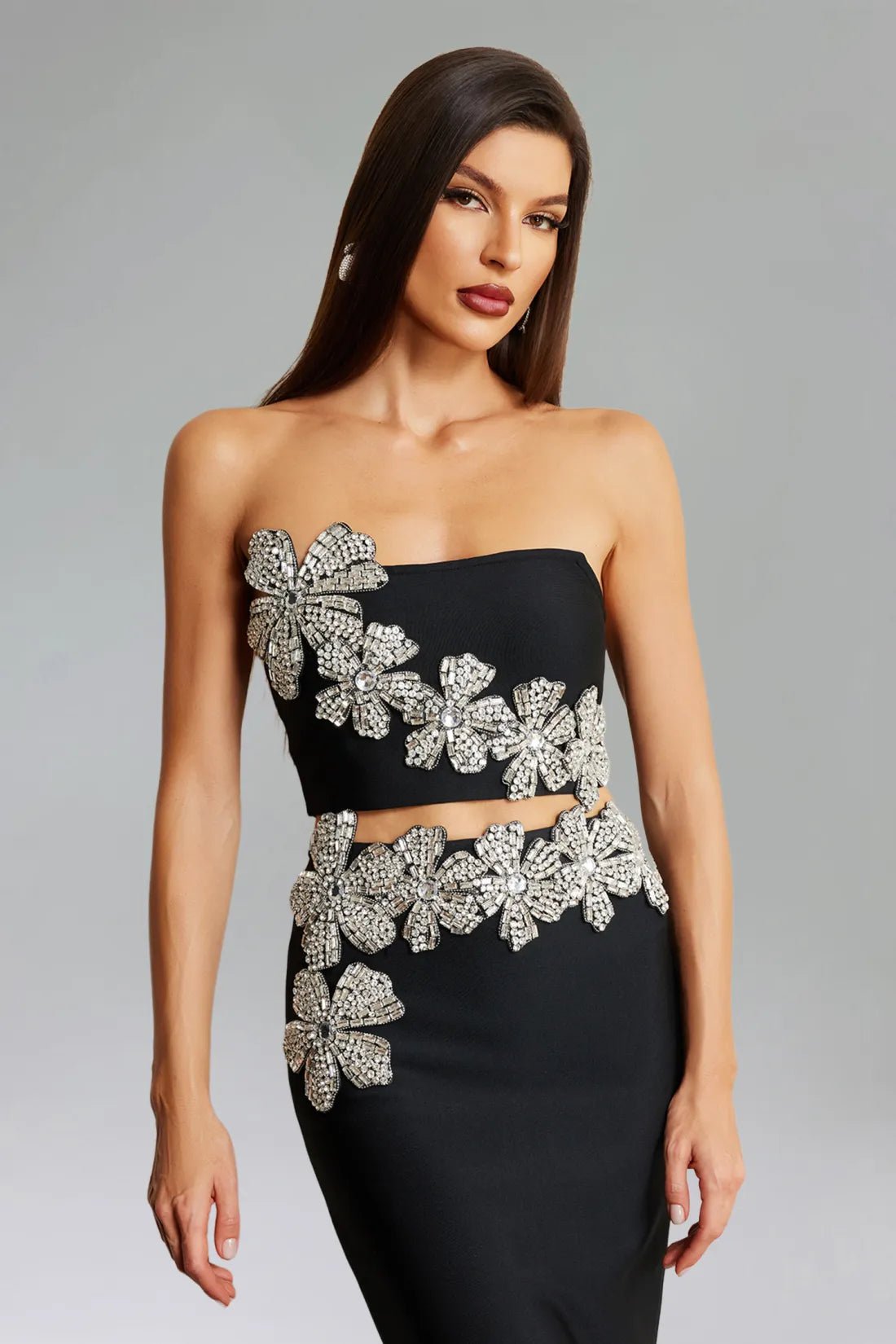 Windsor Diamond Flower Bandage 2 Piece Set - Livetta