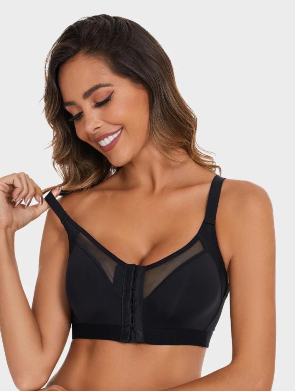 Comfort Posture Corrector Bra (Black) - GetLivetta