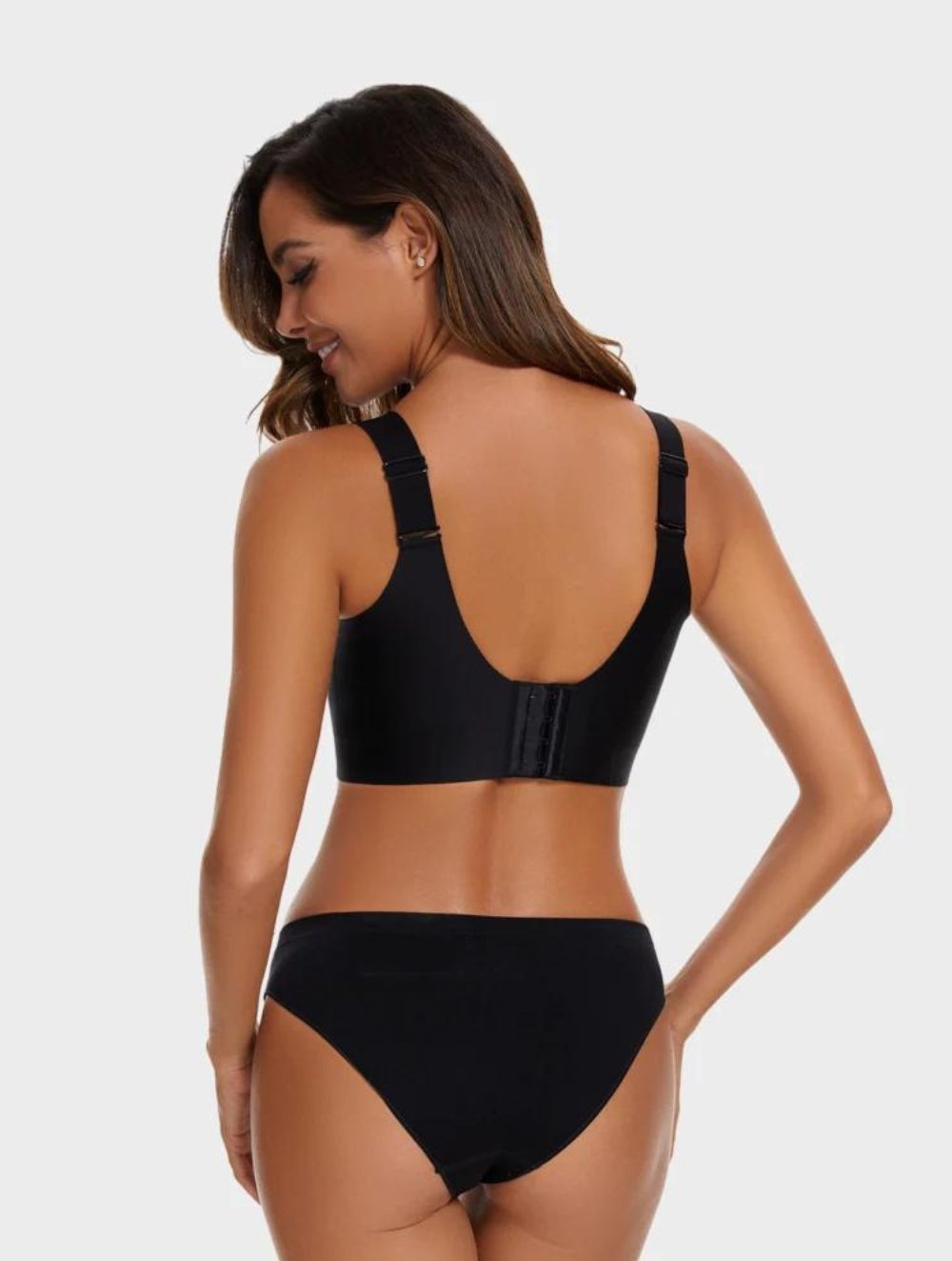 Daily Comfort Wireless Shaper Bra (Black) - GetLivetta