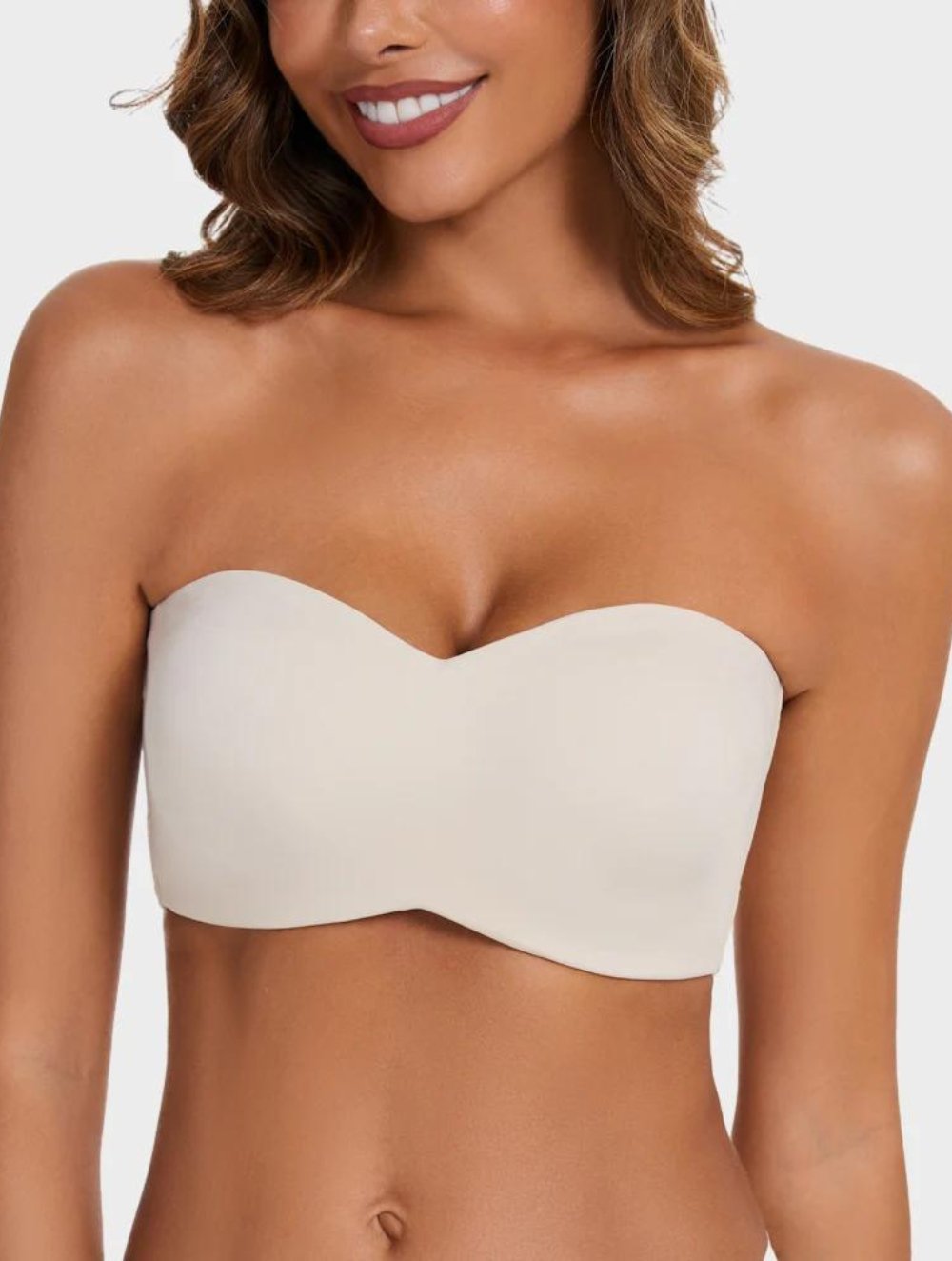 Full Support Non-Slip Convertible Bandeau Bra - GetLivetta