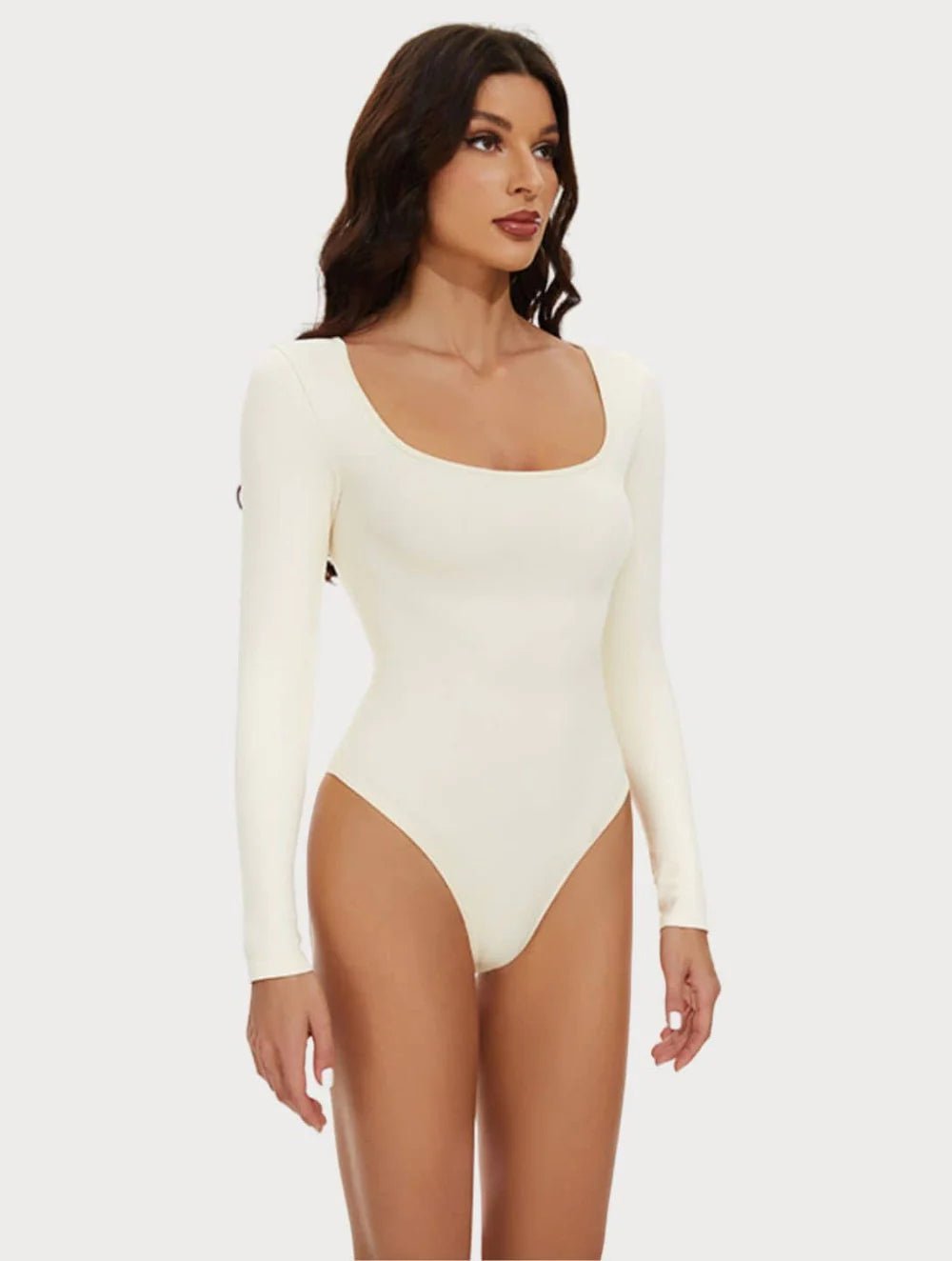 Long Sleeve Thong Bodysuit - GetLivetta